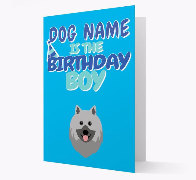 'Birthday Boy' Card with {breedFullName} Icon